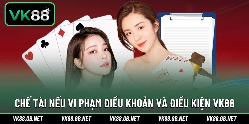 Chế tài được VK88 đưa ra cho sai phạm nội dung