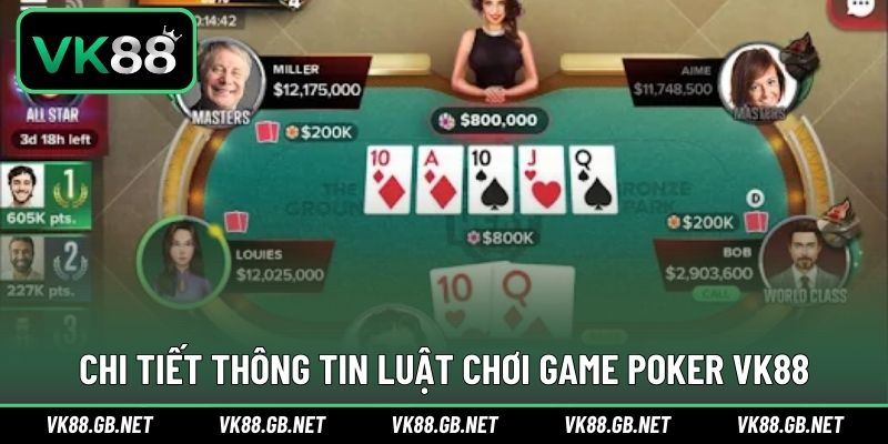 Luật chơi thông minh chinh phục ván đấu Poker thú vị