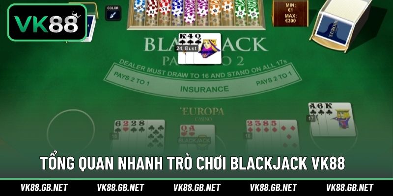 Thông tin trải nghiệm game bài Blackjack ấn tượng
